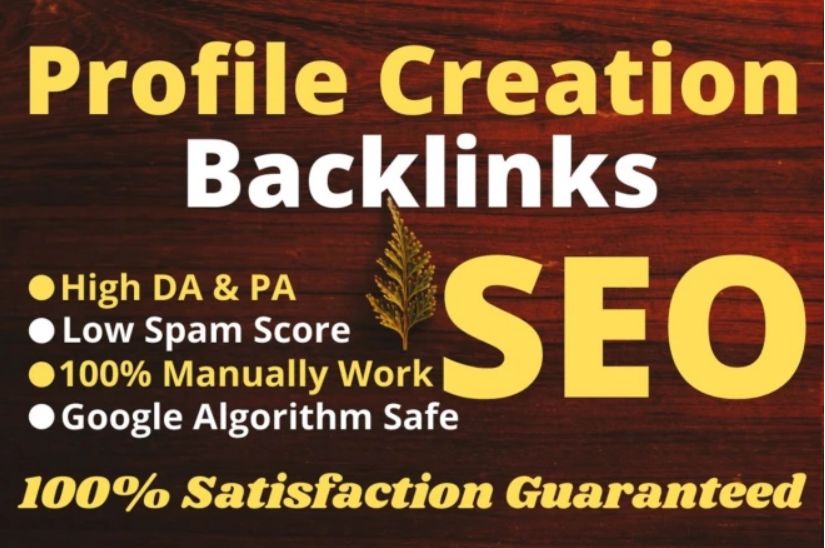 All dofollow 300 High DA profile backlinks
