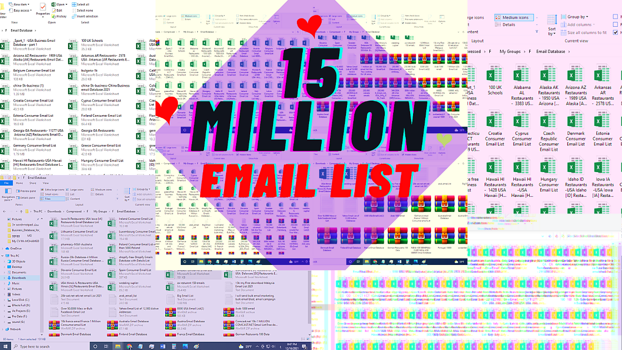 15 million email lists too big for your marketing cam...