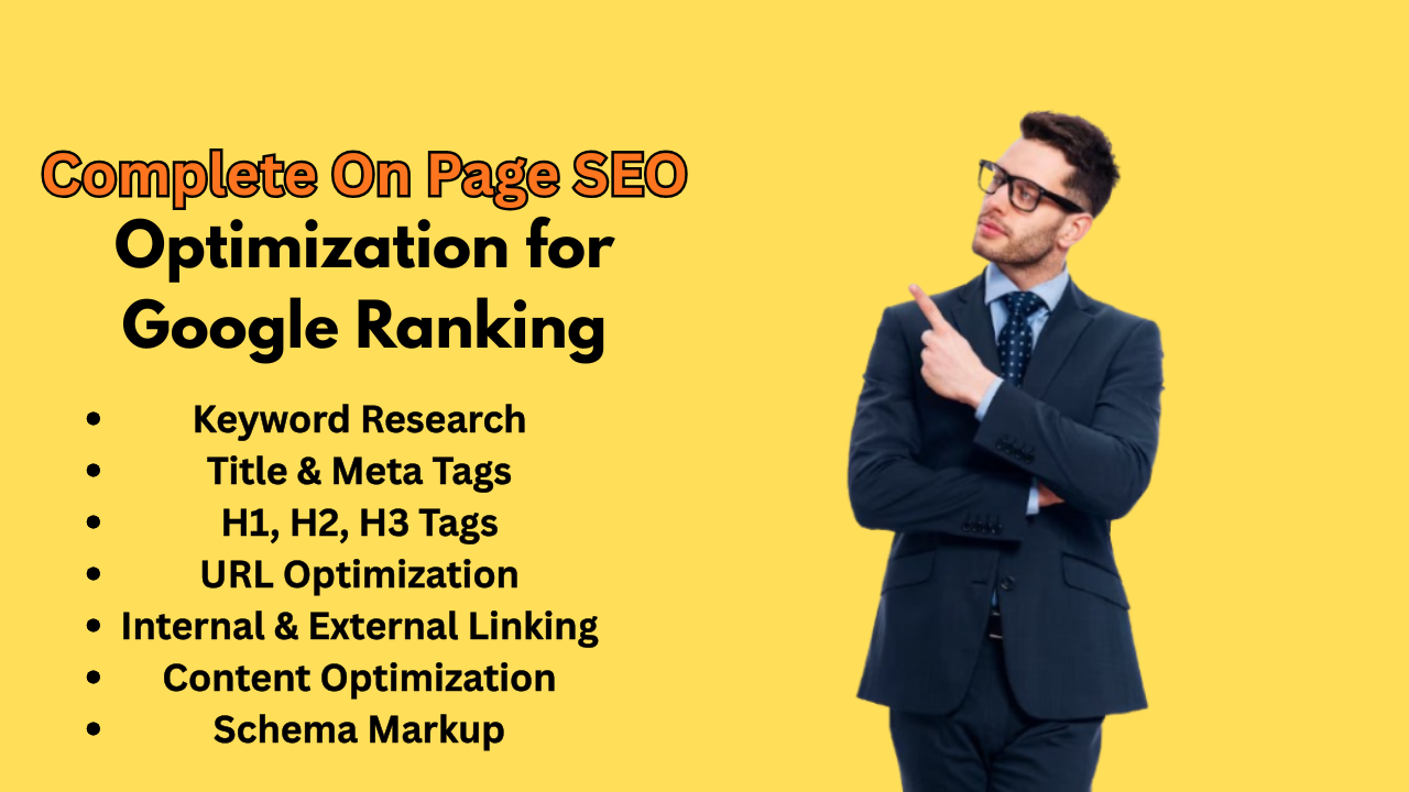 Professional On-Page SEO Service - Complete Website Audit & Content Optimization