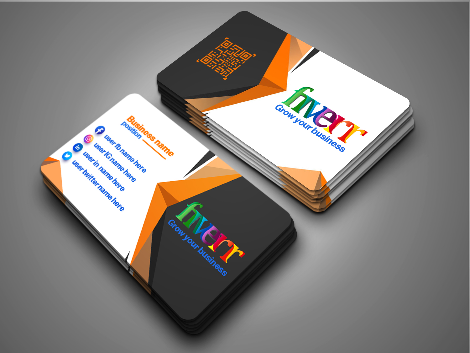 design modern minimalist luxury business card