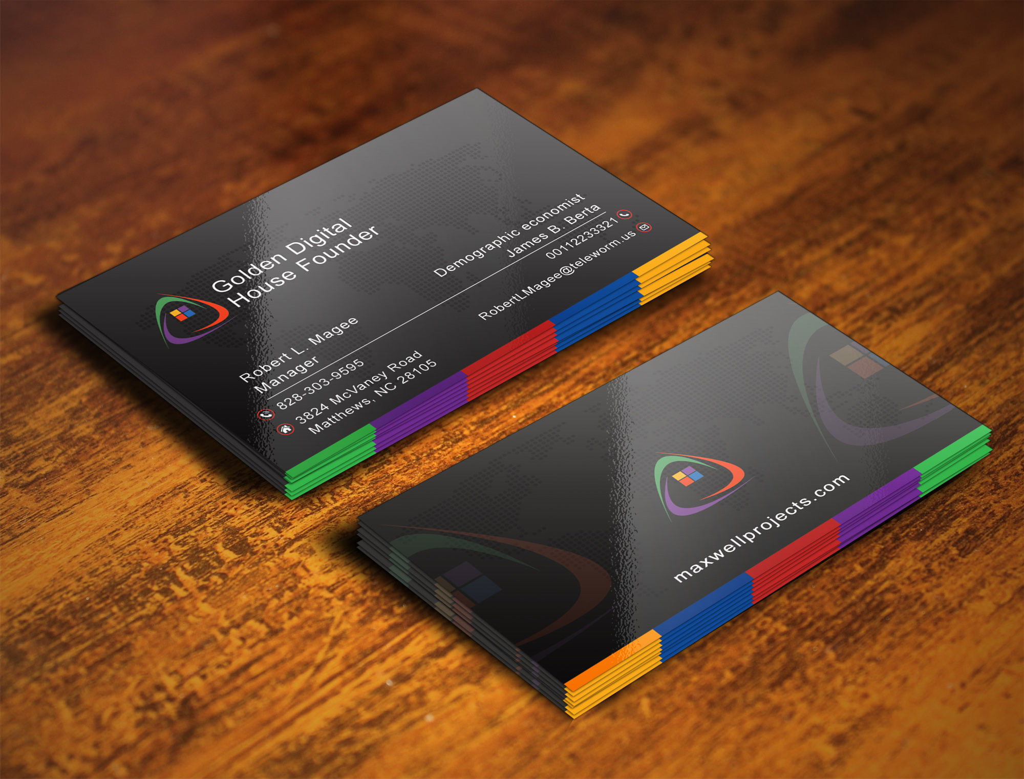 design modern minimalist luxury business card