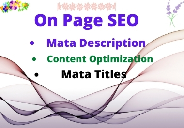 I will do complete WordPress on-page SEO optimization...