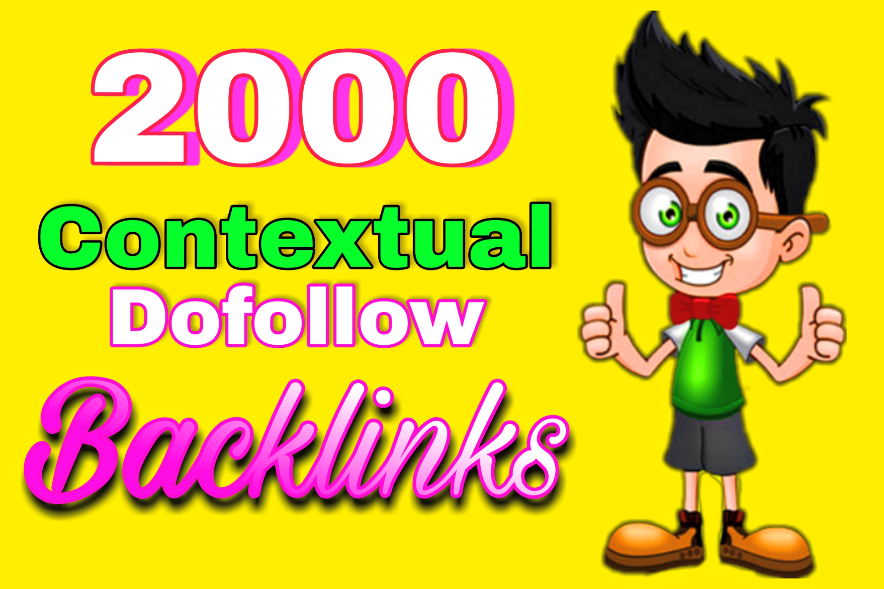 i will build high quality contextual backlinks