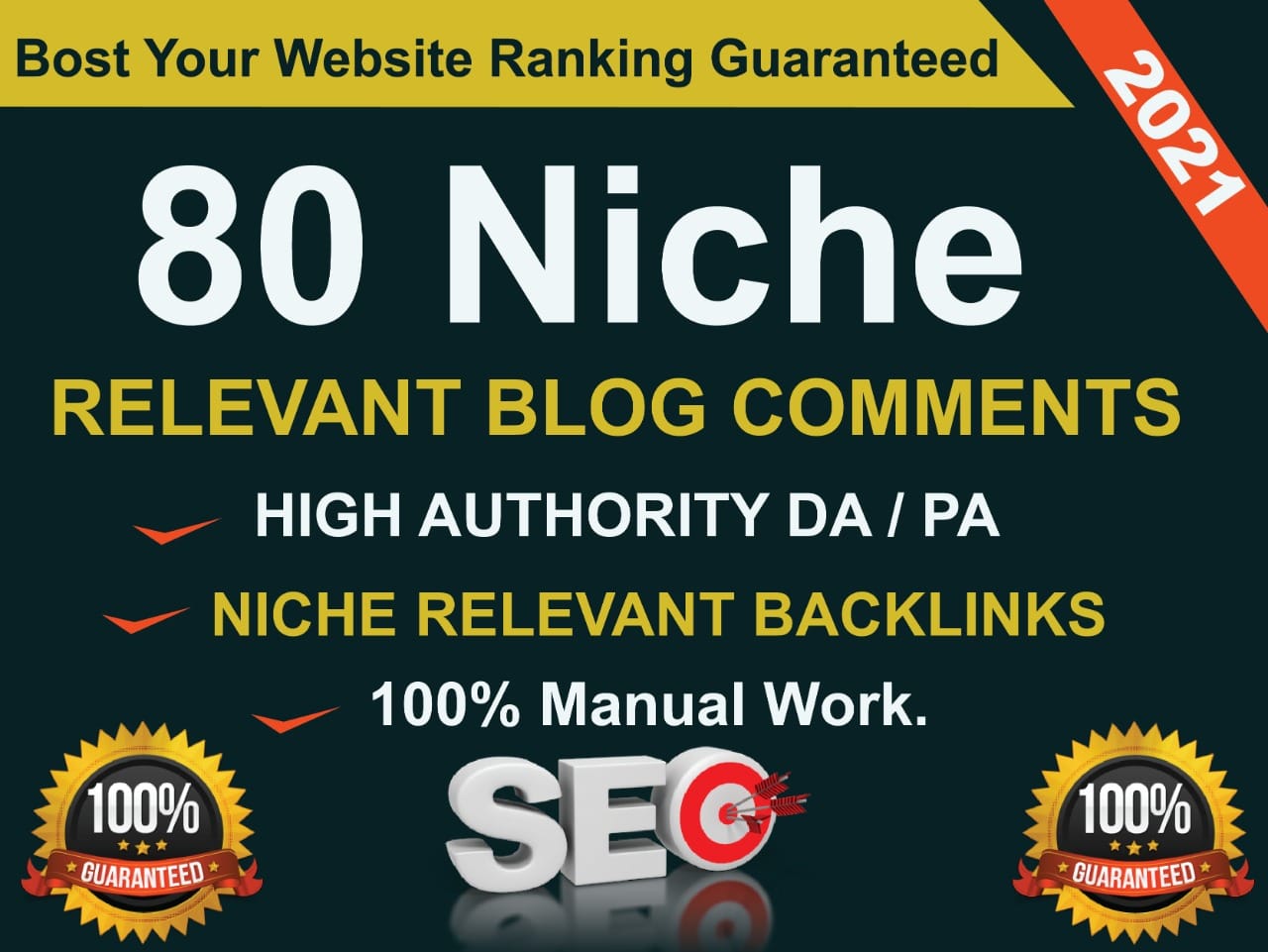 create 80 niche relevant blog comments backlinks help...