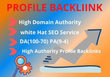 Live 30 Profile Backlinks High Authority Website Perm...