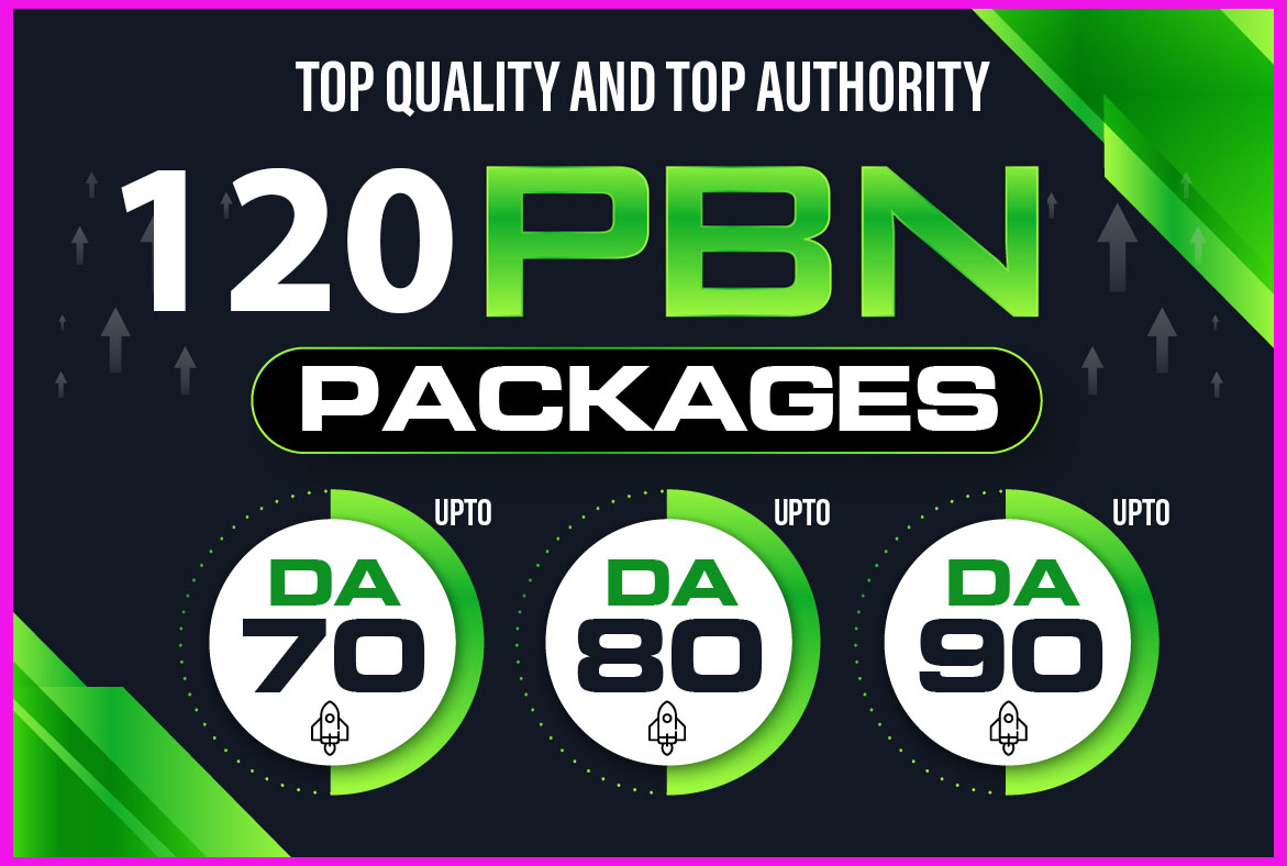 I Will Build 120 Permanent HomePage Do-Follow PBN, Rank your Website