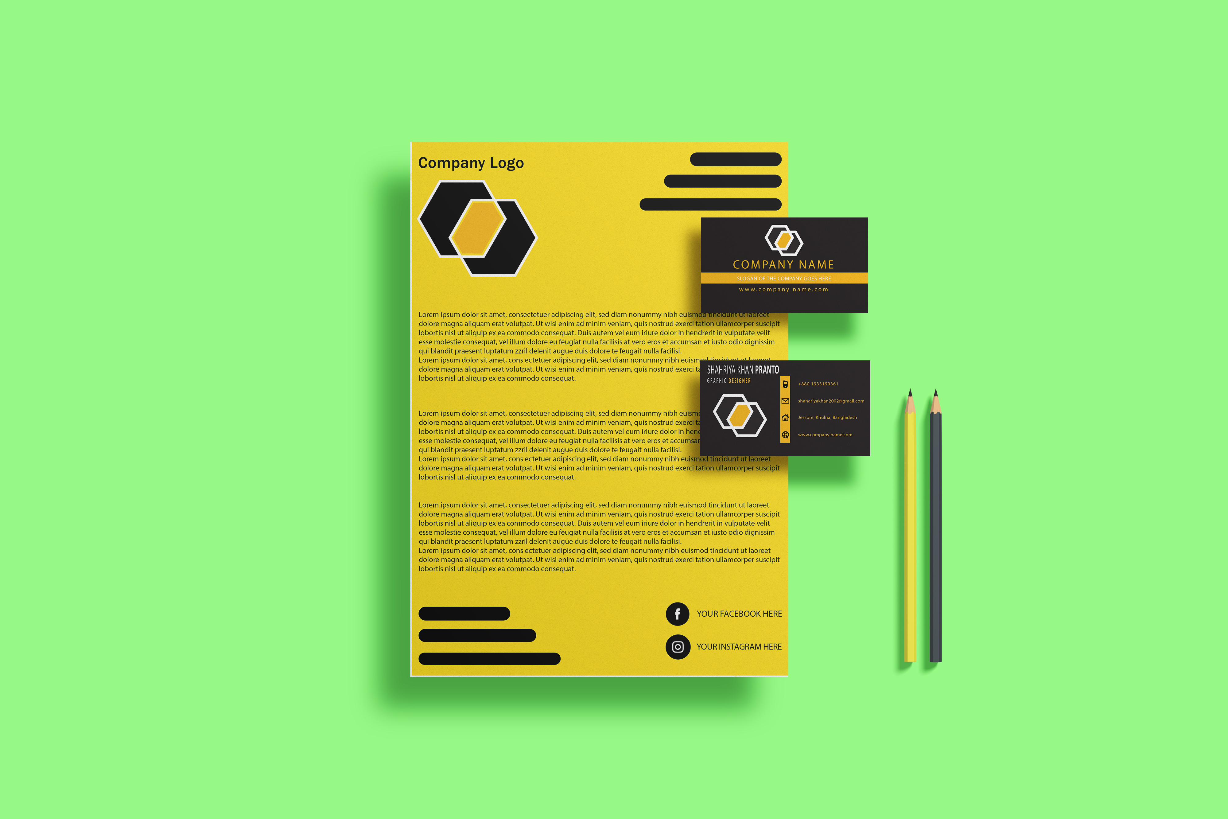 I will do business card and stationery designs
