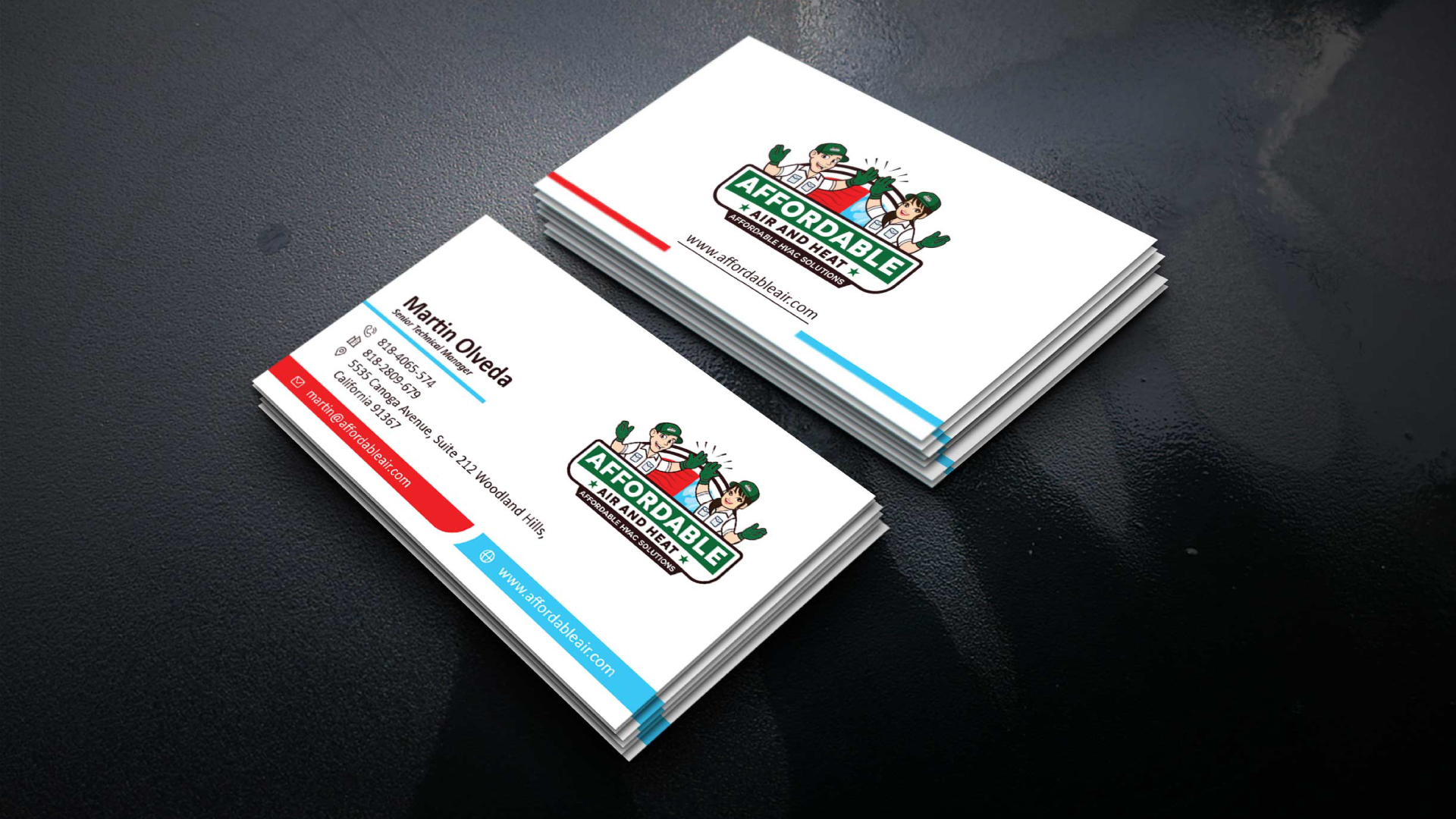 premium minimalist business card identity