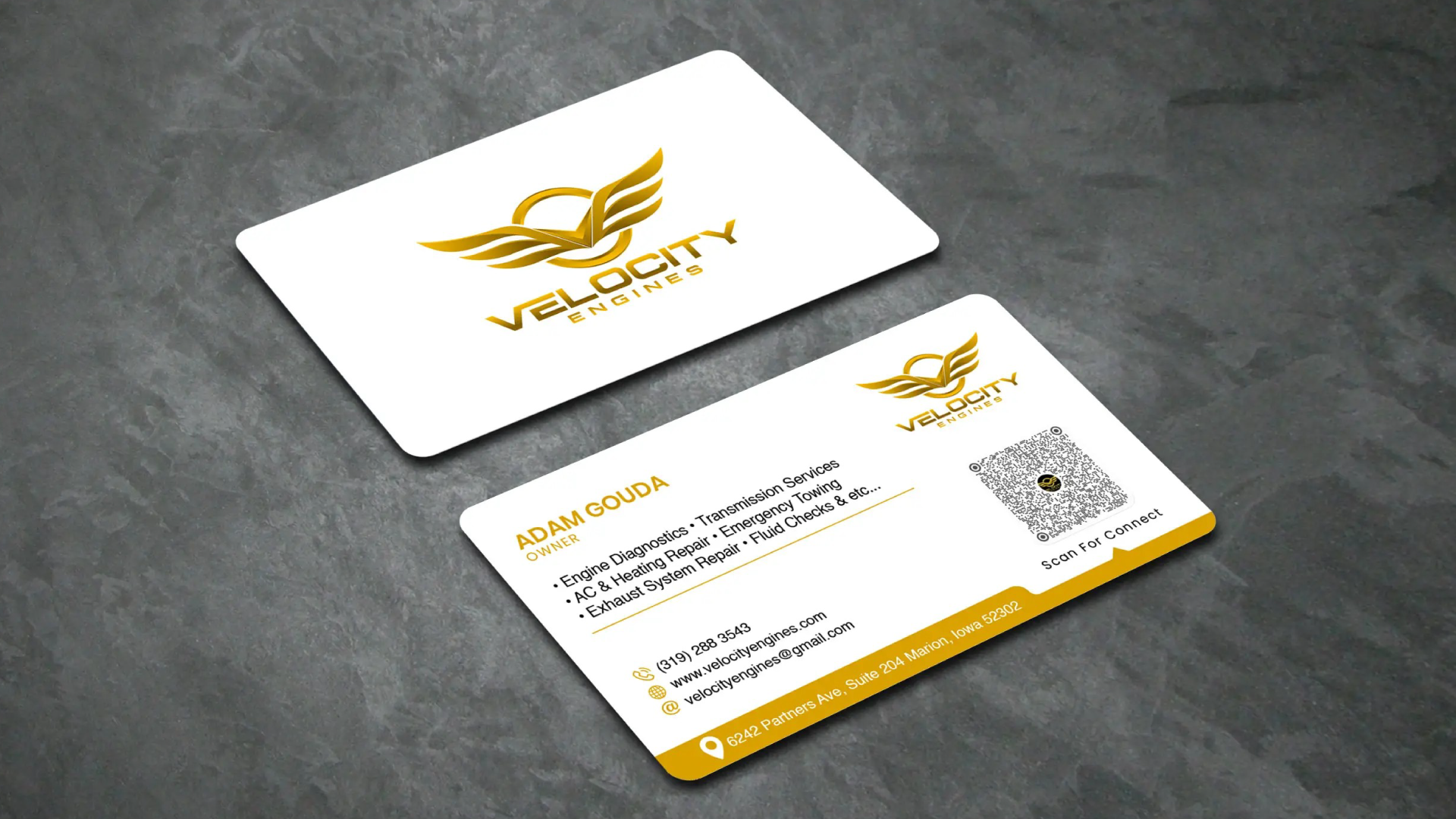 premium minimalist business card identity