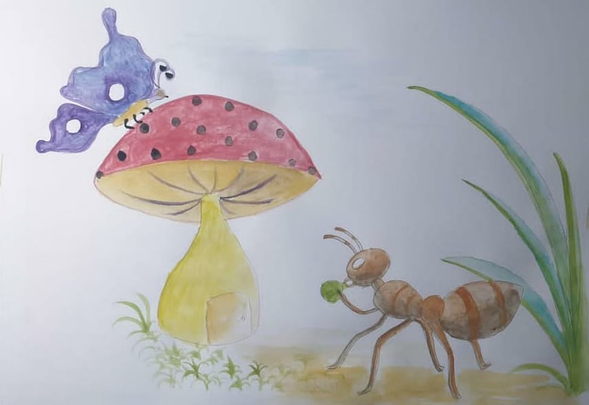 I will draw amazing watercolor children book