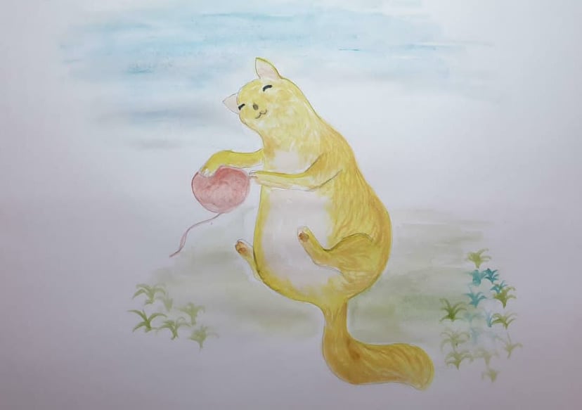 I will draw amazing watercolor children book