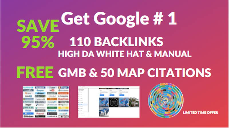 I will Provide 110 SEO backlinks with high DA white-h...