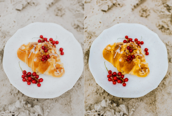 I will editing 10 food pictures in 24 hours