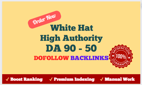 I will provide 100 high authority dofollow backlinks ...