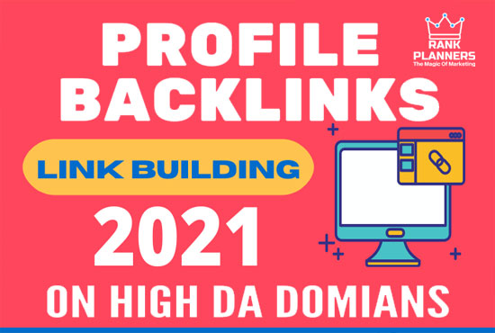 I will do manually 100+ Profile backlinks DR 50+