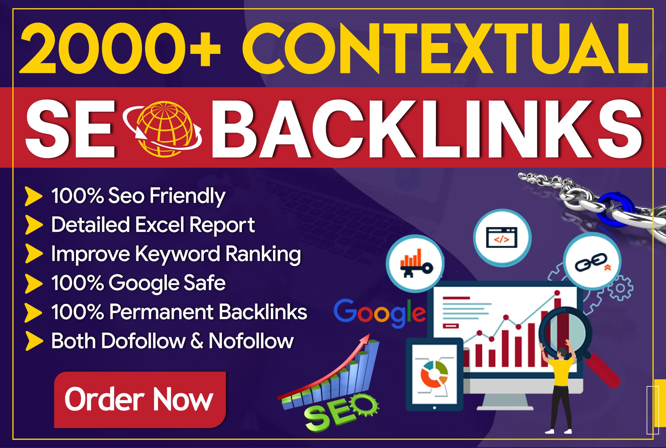 We will 2000 high quality seo contextual dofollow bac...