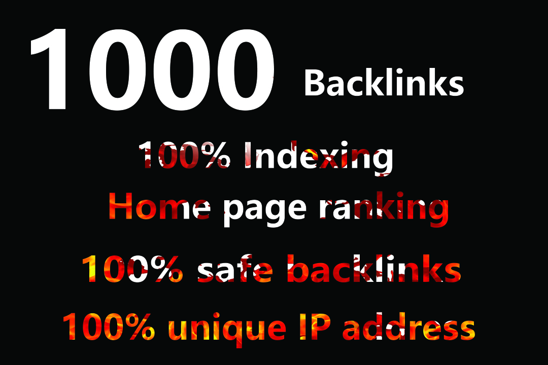 I Will Provide High Domain 1000 Dofollow Backlinks fo...