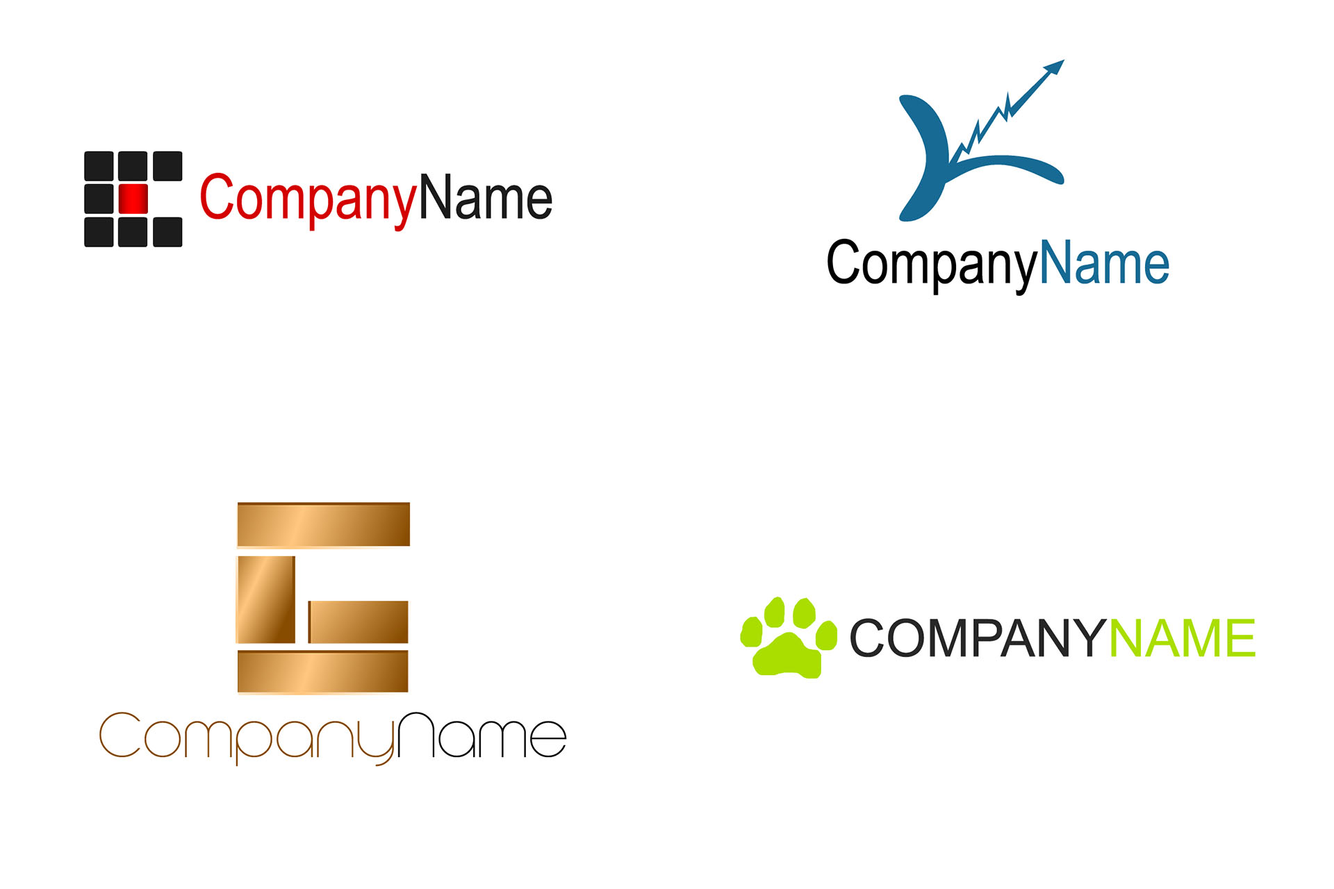 I will do professional modern business logo design
