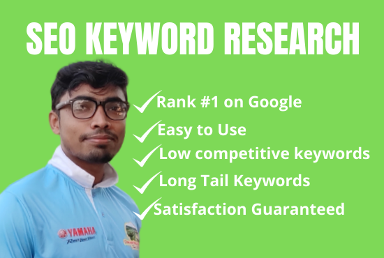 I will do seo keyword research and competitor analysi...