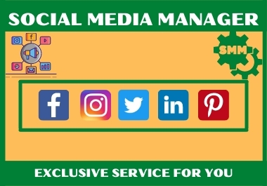 Social media manager and content creator