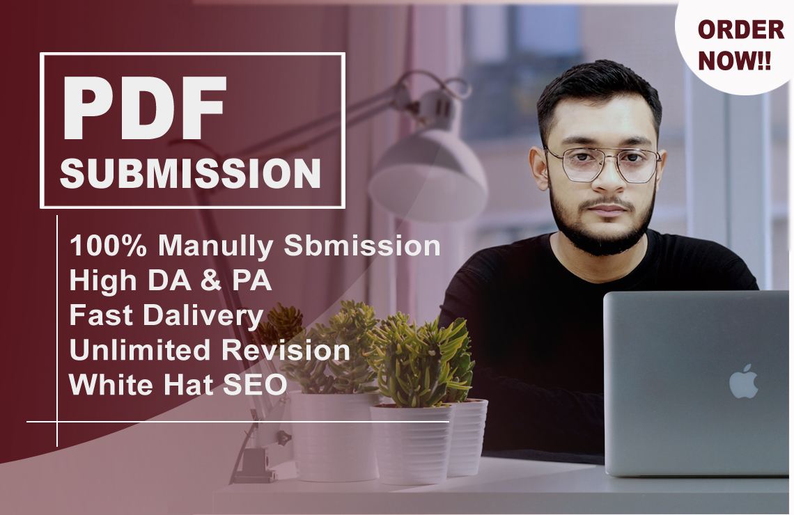 I will do PDF submission in 70 top ranking high DA an...