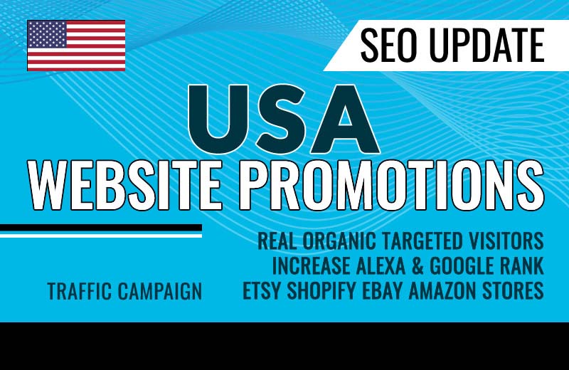 I will drive real SEO google organic targeted USA web traffic promo