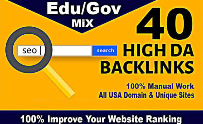 Top 40 edu and gov dofollow nofollow seo backlinks se...