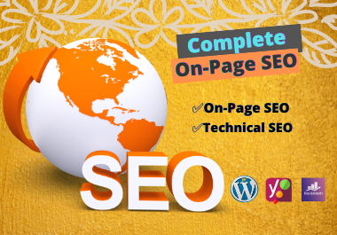 I will do Onpage SEO and technical optimization servi...