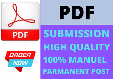 70 pdf Submission dofollow backlink High Authority &a...