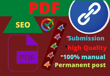 80 PDF submission dofollow high authority pdf sharing...