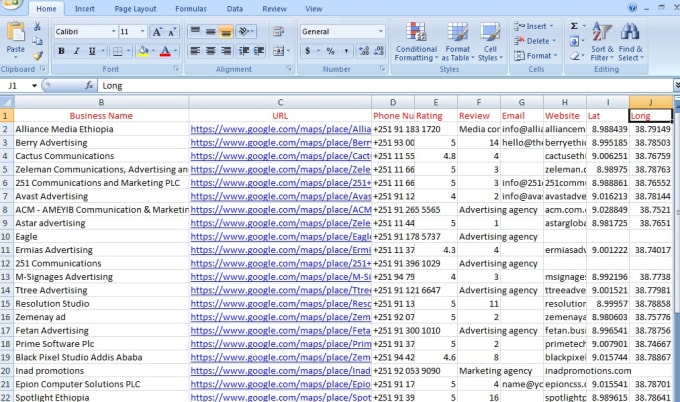 I will do google map scraping with emails for busines...