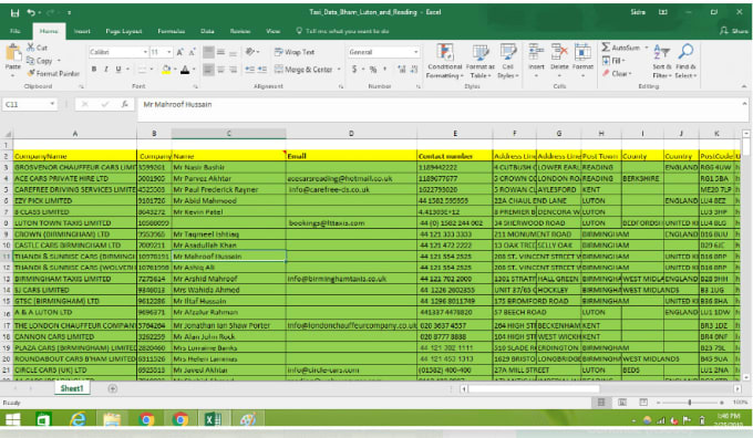 I will do google map scraping with emails for business leads