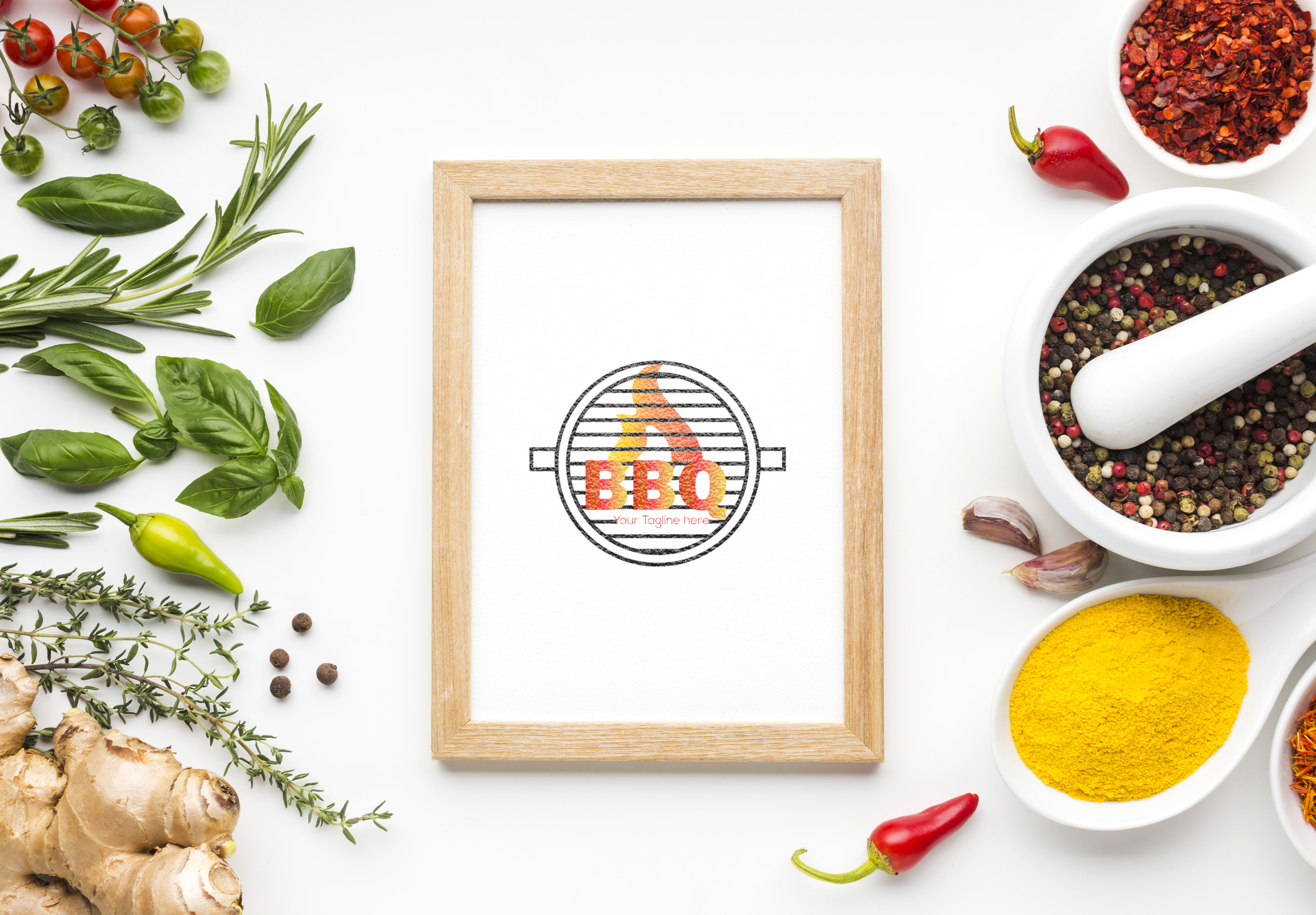 I will do minimalist, modern restaurant logo design