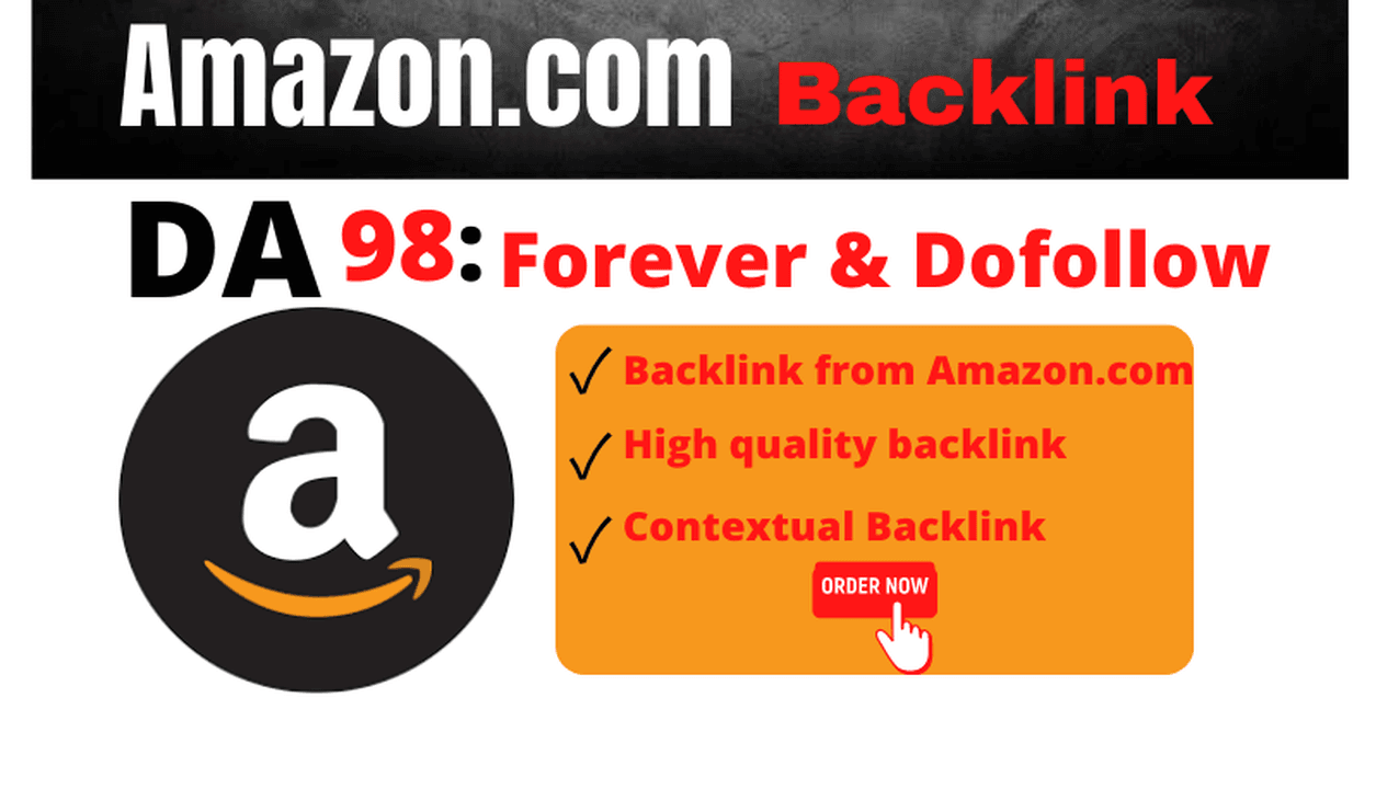 I will create SEO dofollow backlink from amazon to bo...