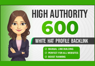 I will create high authority social profiles for SEO ...