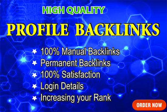 Create High Quality 100 Do-Follow Profile Backlinks