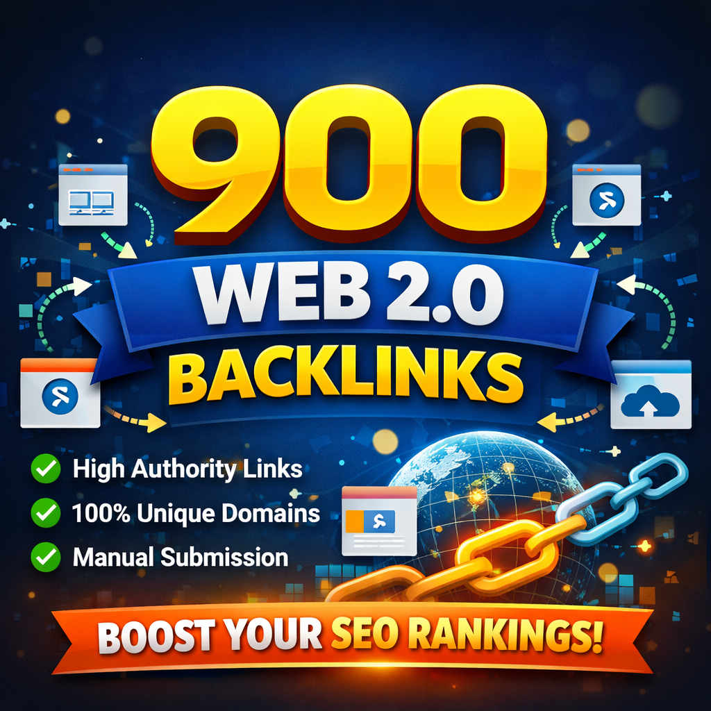 900 Web 2.0 Backlinks &mdash; High Quality SEO Service