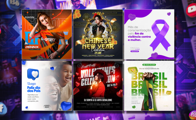 create social media advertising, ad creative, facebook ad image, instagram design