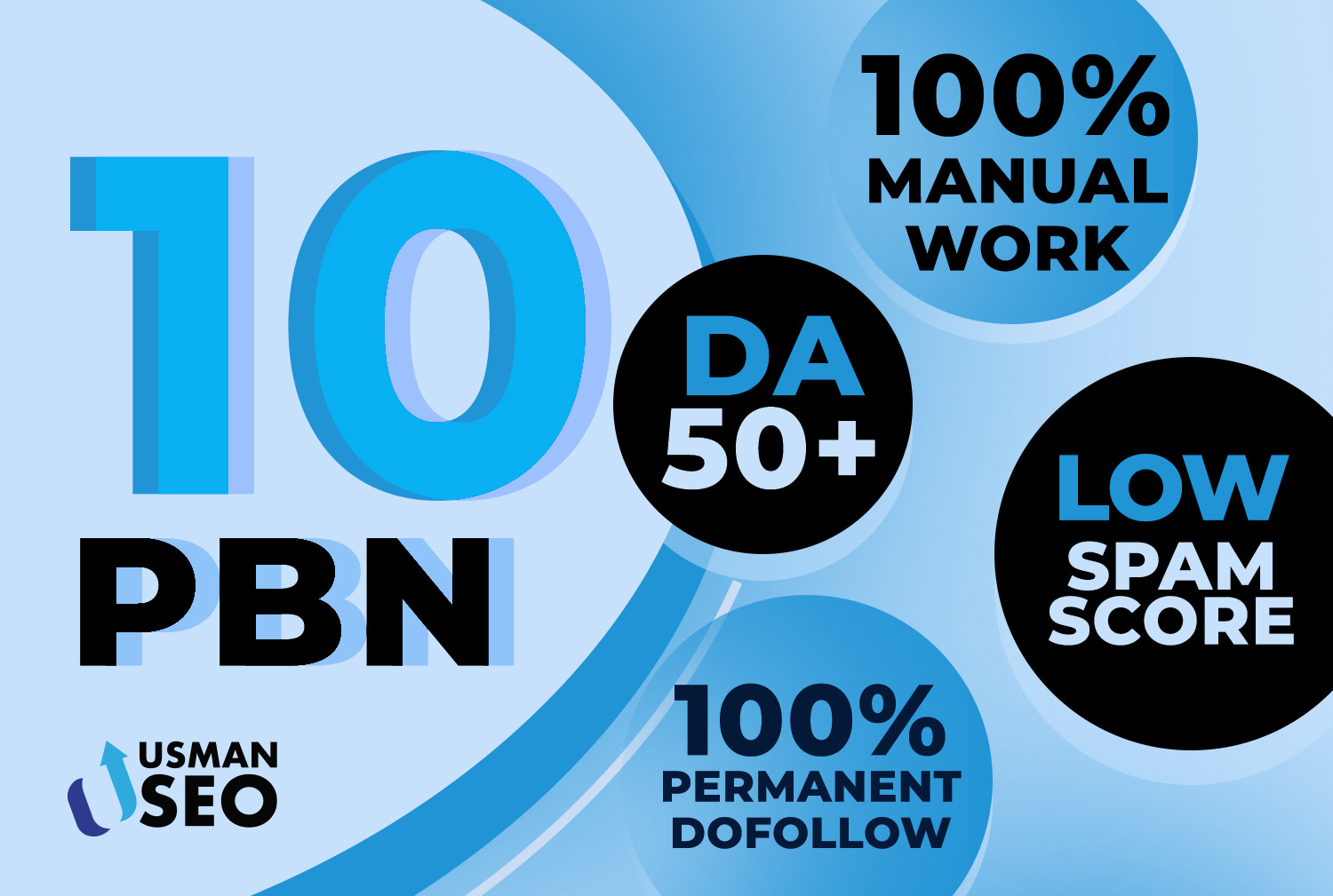 Make 10 PBN Da 50+ Permanent Dofollow Homepage Backlinks