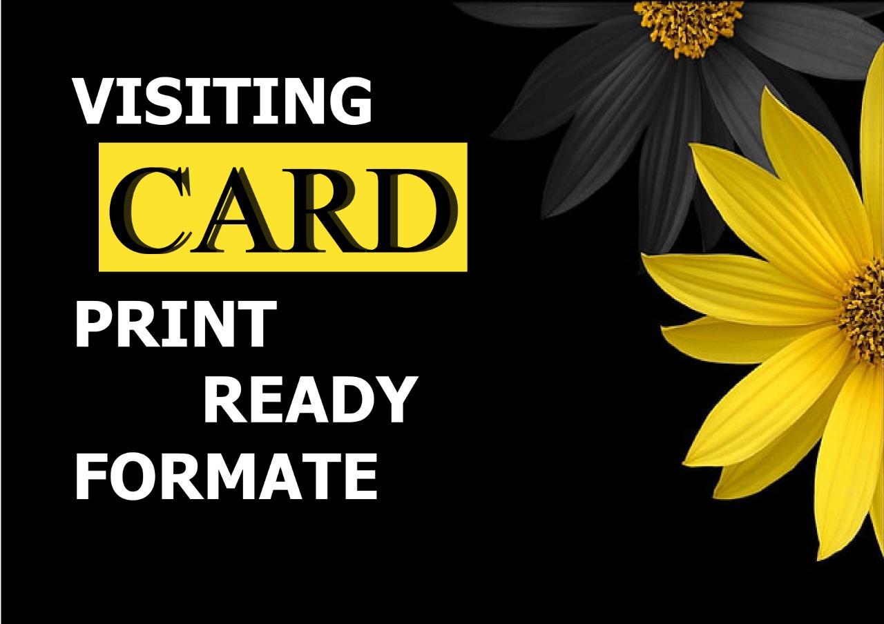 I will do minimalist business card design.