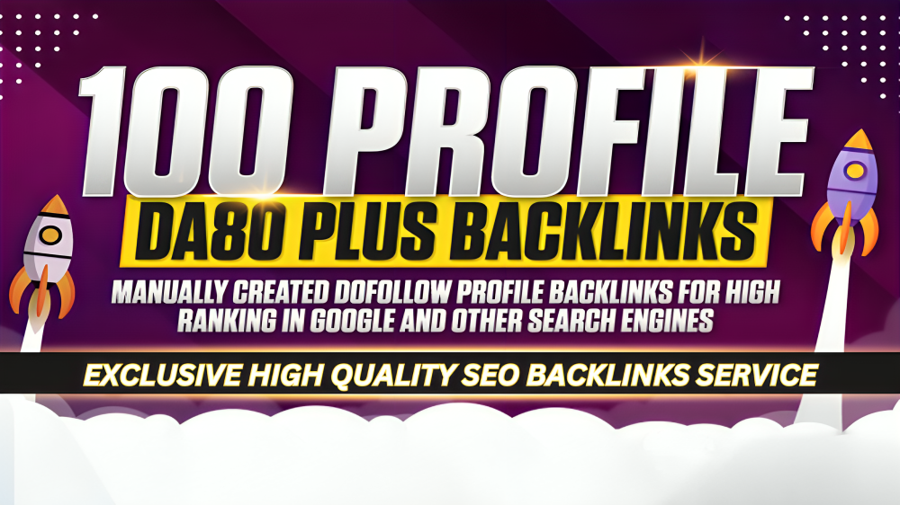 100 High Authority DA 80+ Profile Backlinks For Your ...