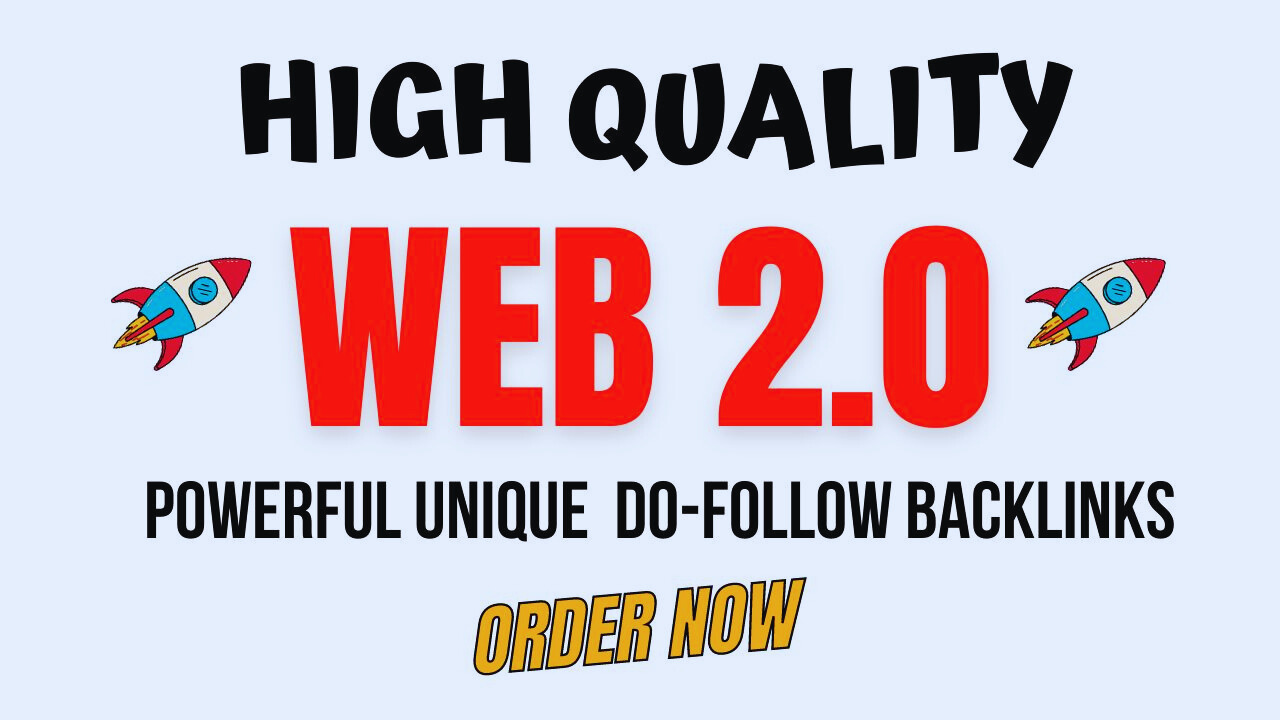 3000 High Authority DA DR 50+ WEB 2.0 SEO Dofollow Ba...