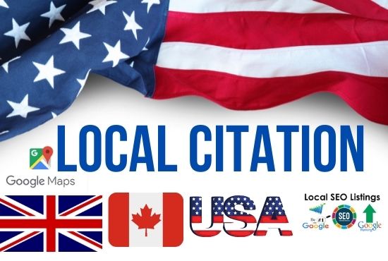 I will create top 350 USA UK CANADA local MAP citatio...