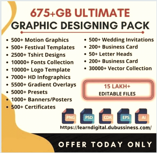 Graphic and web design assets for all designers