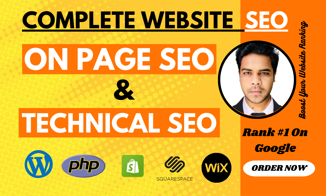 I will do website onpage SEO, technical optimization