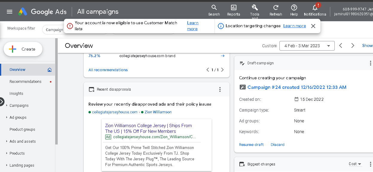 I will create and run google adwords ads