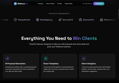 AI-Powered Freelance Proposal Generator SaaS - Full React & Node.js Source Code