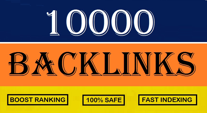 Get 10000 SEO Backlinks Article, Profile, Forum, Blog, Wiki, Social, Trackback and Ping Mix Backlink