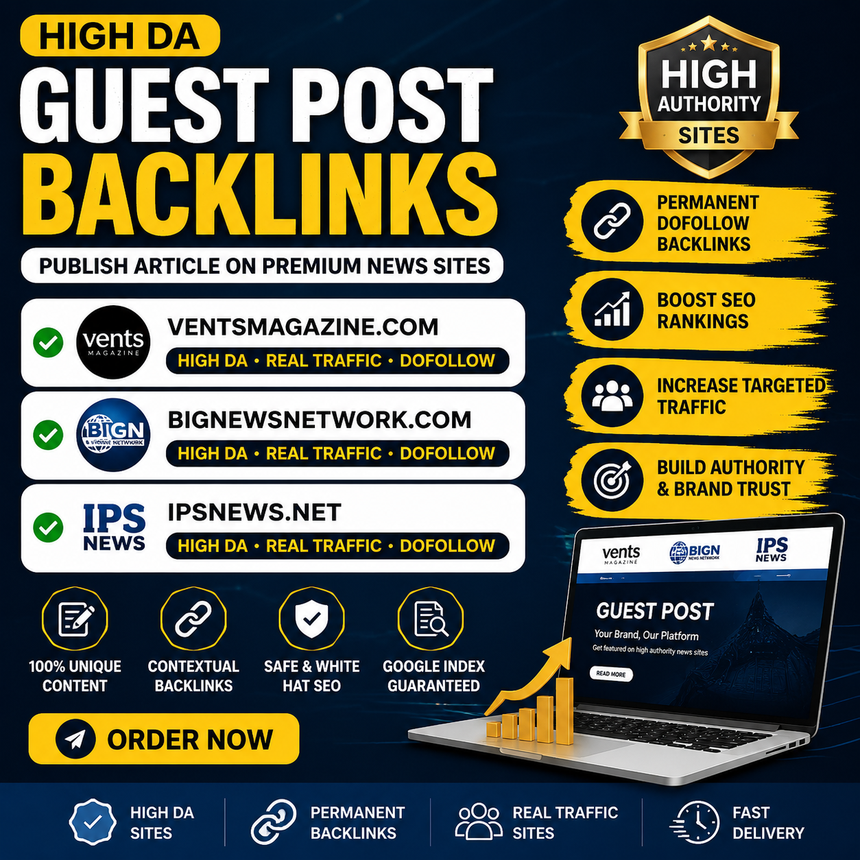 I will publish article on vents magazine, bignewsnetwork, Ipsnews