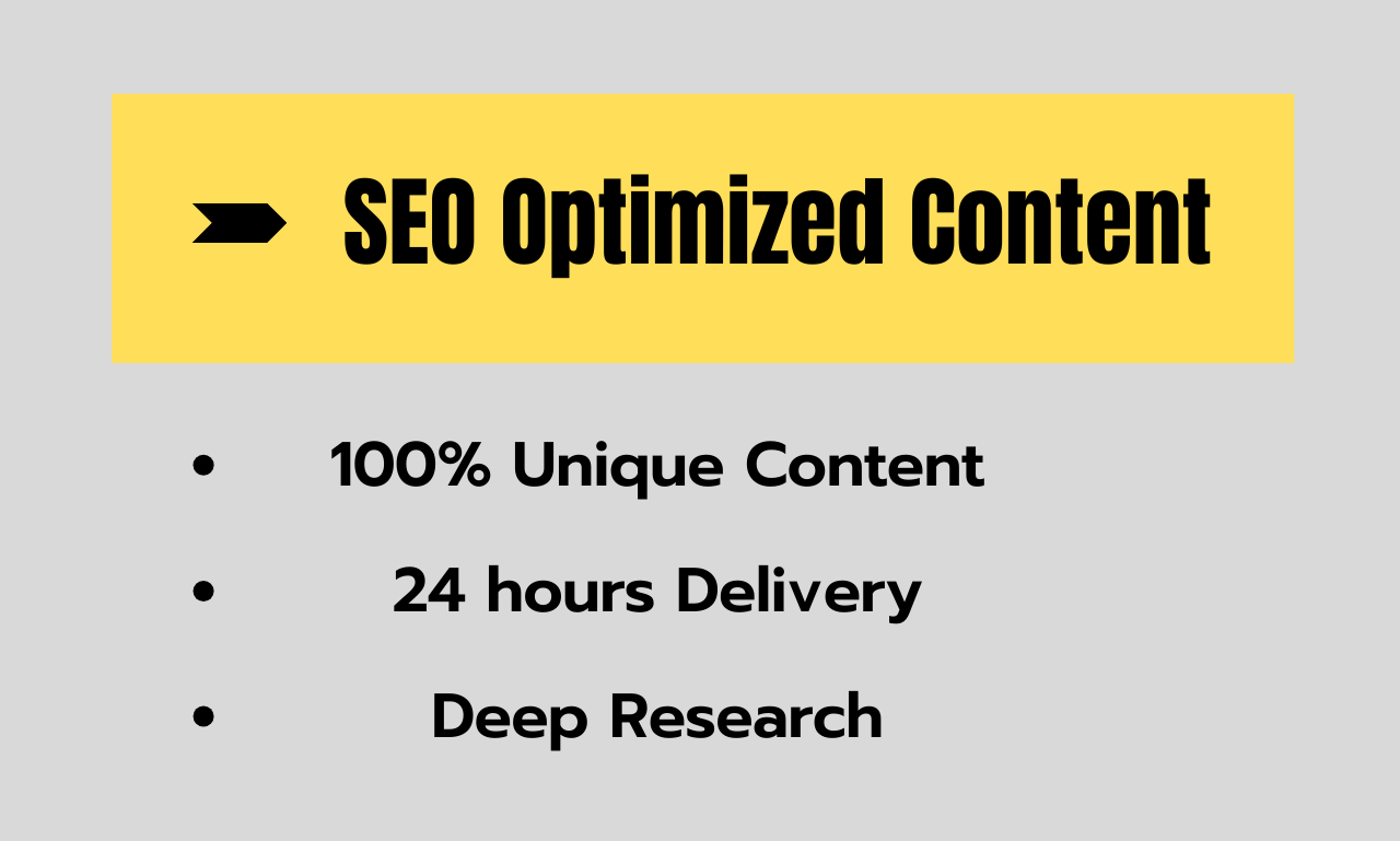 I will write SEO-optimized blog posts and website content
